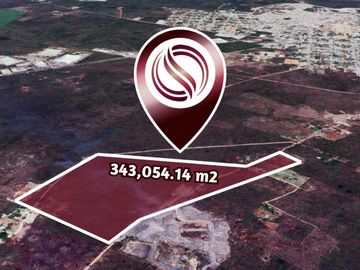 Terreno de 343,054 m2 sobre periférico, en venta Valladolid.