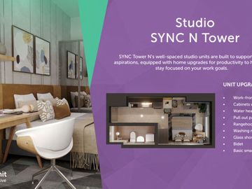 STUDIO Unit Type Condo for sale in SYNC N Residences, Pasig City