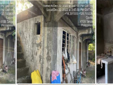 912 sqm lot for sale with 2 building improvement in BRGY. CAPIPISA, TANZA, CAVITE