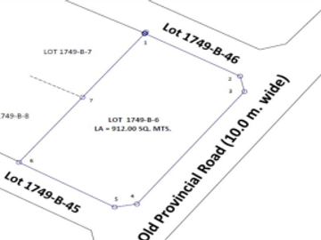 912 sqm lot for sale with 2 building improvement in BRGY. CAPIPISA, TANZA, CAVITE