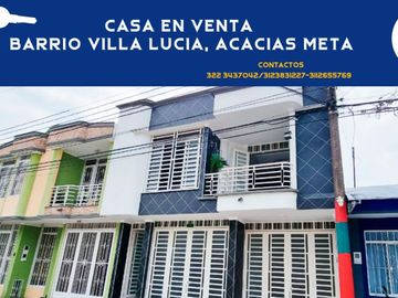 SE VENDE CASA  BARRIO VILLA LUCIA