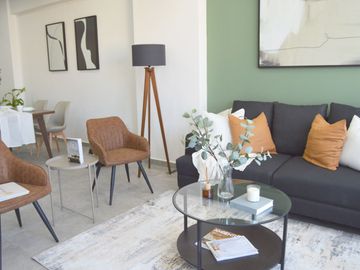 Departamento de 3 recámaras con Balcón