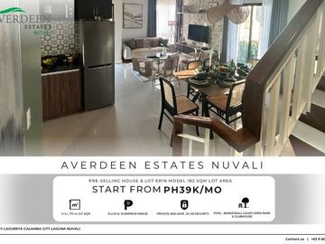 182 SQM House and Lot For Sale in Calamba, Laguna - Averdeen Estate Nuvali Erin