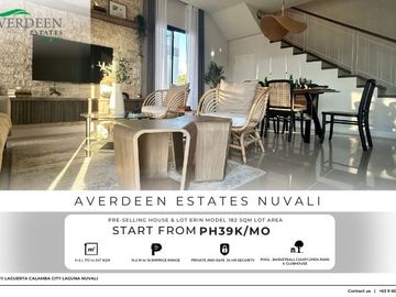 182 SQM House and Lot For Sale in Calamba, Laguna - Averdeen Estate Nuvali Erin