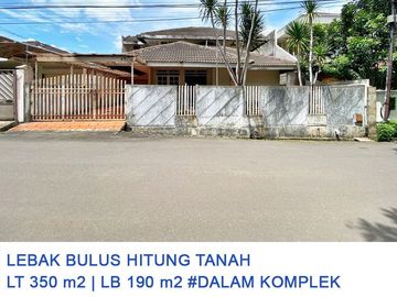 Rumah Lama Dijual Dalam Komplek Dekat Stasiun MRT Lebak Bulus Jaksel