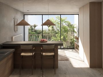 CONDOMINIO DE DEPARTAMENTOS PH Y LOFTS SOBRE AVENIDA PRINCIPAL EN TULUM