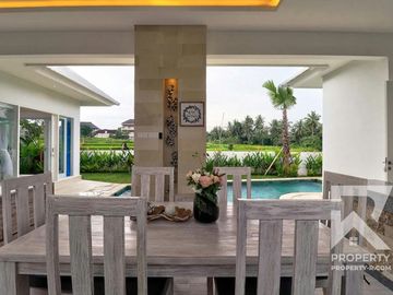 Spacous 3 Bedroom Villa with Ricefield View in Ubud Bali for Sale Leasehold