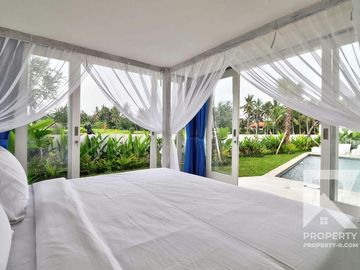 Spacous 3 Bedroom Villa with Ricefield View in Ubud Bali for Sale Leasehold