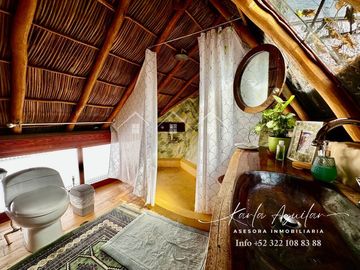 Casa en Sayulita con gran vegetacion zona ecologica
