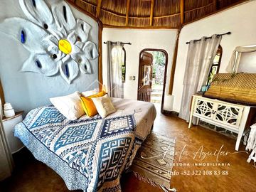 Casa en Sayulita con gran vegetacion zona ecologica