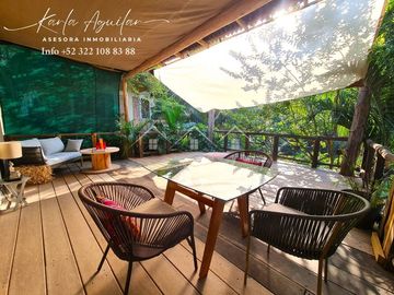 Casa en Sayulita con gran vegetacion zona ecologica