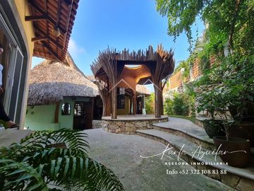 Casa en Sayulita con gran vegetacion zona ecologica