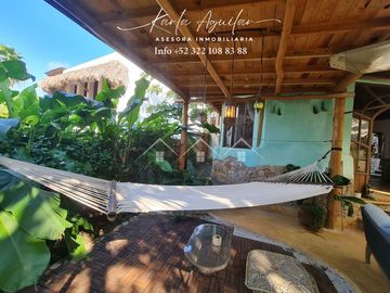 Casa en Sayulita con gran vegetacion zona ecologica