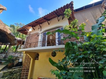 Casa en Sayulita con gran vegetacion zona ecologica