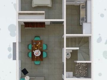 CASA CON ROOF GARDEN Y RECÁMARA EN PB EN VENTA CERCA DE CLUB DE GOLF PARAISO
