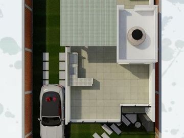 CASA CON ROOF GARDEN Y RECÁMARA EN PB EN VENTA CERCA DE CLUB DE GOLF PARAISO