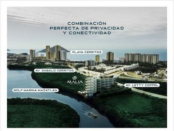 MALIA GOLF AND YACHT MARINA MAZATLAN DEPARTAMENTOS EN VENTA