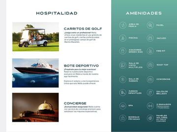 MALIA GOLF AND YACHT MARINA MAZATLAN DEPARTAMENTOS EN VENTA