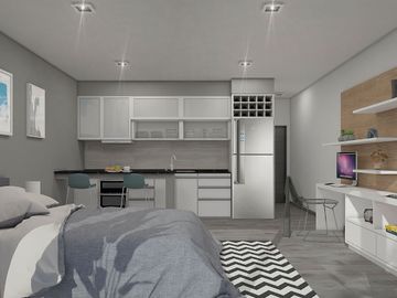 Monoambiente 35 m² con Cochera. Financiación Única, Hipólito Yrigoyen 6200