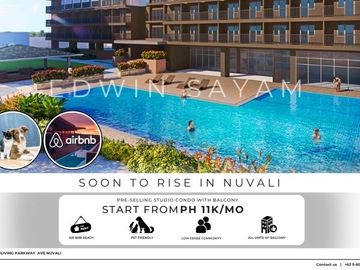 Pre Selling Mid Rise Studio Condo with Balcony in Sta Rosa Laguna