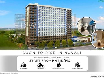 Pre Selling Mid Rise Studio Condo with Balcony in Sta Rosa Laguna