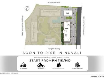 Pre Selling Mid Rise Studio Condo with Balcony in Sta Rosa Laguna