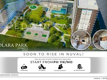 Pre Selling Mid Rise Studio Condo with Balcony in Sta Rosa Laguna