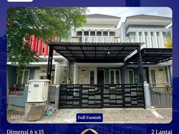Rumah Murah Wisata Semanggi Sukolilo Minimalis Modern Full Furnish 2 Lantai Langka