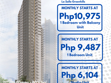 PRE-SELLING CONDO NEAR UNIVERSITY BELT,NO SPOT DOWN!GET YOUR OWN NOW
