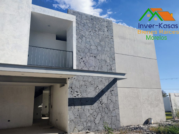 CASA NUEVA EN VENTA EN OAXTEPEC, DISEÑO MODERNO Y MINIMALISTA