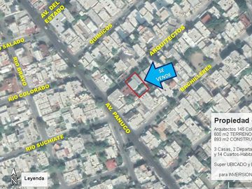 Propiedad Venta Monterrey 3 Casas 2 Deptos 14 Cuartos cerca Tec para INVERSIONISTA