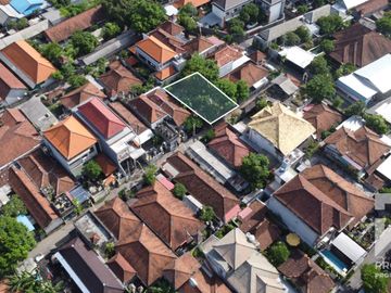 For sale SHM Plot Land in Sanur Bali Near Cheap Beach