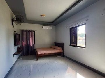 SEMI-FURNISHED MODERN HOME NEAR S&R AND NLEX 3BR 3T&B WITH SWIMMING POOL CORNER LOT