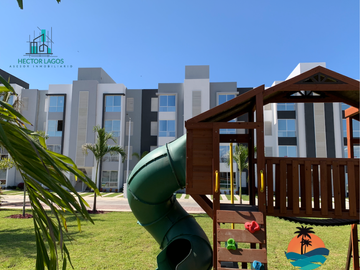 DEPARTAMENTO DE DOS RECAMARAS CON ALBERCA EN CONDOMINIO ZONA DIAMANTE