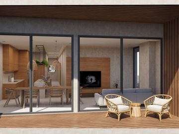 Condominio con club de playa, vista al mar, en venta Chicxulub Puerto, Merida.