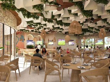 Condominio con club de playa, vista al mar, en venta Chicxulub Puerto, Merida.