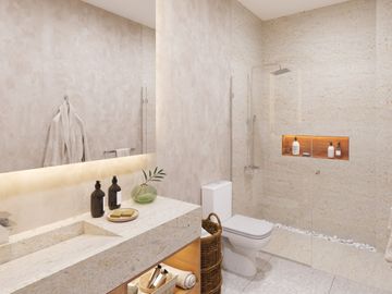 Condominio con club de playa, vista al mar, en venta Chicxulub Puerto, Merida.