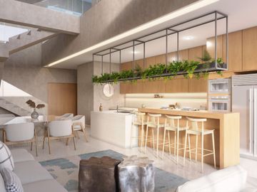 Condominio con club de playa, vista al mar, en venta Chicxulub Puerto, Merida.