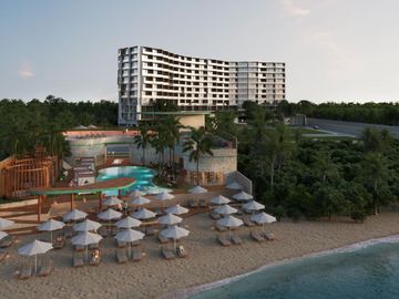 Condominio con club de playa, vista al mar, en venta Chicxulub Puerto, Merida.