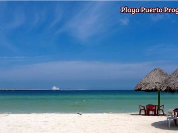 Condominio con club de playa, vista al mar, en venta Chicxulub Puerto, Merida.