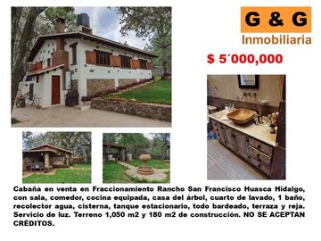 Cabañas en venta Huasca Hidalgo