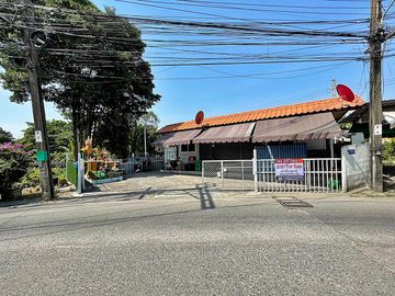 ขายที่ดินพร้อมกิจการห้องแถว ซอยวัดบางฝ้าย บางหัวเสือ ปู่เจ้า สำโรง สมุทรปราการ