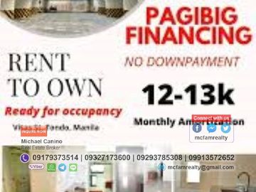 Condo For Sale Near PNR Espana Station Urban Deca Manila Rent to Own thru PAG-IBIG, Bank or In-house