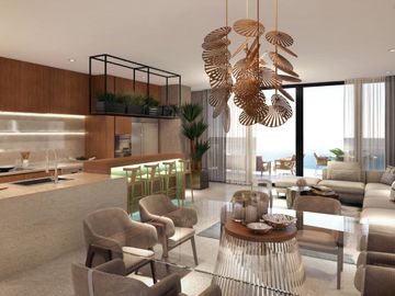 Condominio con club de playa, vista al mar, en venta Chicxulub Puerto, Merida.