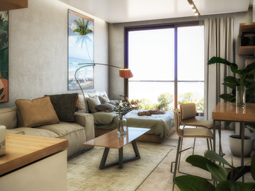 DEPARTAMENTOS DE 1 HABITACION EN VENTA EN PLAYA DEL CARMEN A MINUTOS DE LAS PLAYAS