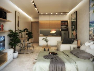 DEPARTAMENTOS DE 1 HABITACION EN VENTA EN PLAYA DEL CARMEN A MINUTOS DE LAS PLAYAS