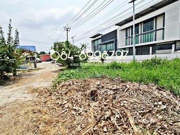 ขายที่ดิน บางพลี เนื้อที่ 10-1-24 ไร่ ต.ศรีษะจระเข้ใหญ่ บางเสาธง บางนา-ตราด กม.23 ขาออก ผังสีม่วง ติดถนนตัดใหม่ 8 เลน ใกล้สนามบินสุวรรณภูมิ ขายถูก ไร่
