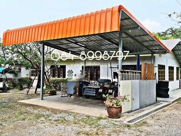 ขายที่ดิน บางพลี เนื้อที่ 10-1-24 ไร่ ต.ศรีษะจระเข้ใหญ่ บางเสาธง บางนา-ตราด กม.23 ขาออก ผังสีม่วง ติดถนนตัดใหม่ 8 เลน ใกล้สนามบินสุวรรณภูมิ ขายถูก ไร่
