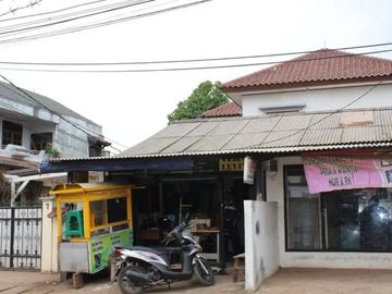 Rumah Hook Pinggir Jalan Raya Pondok Kelapa, 55 Meter Ke Jalan Raya Kalimalang