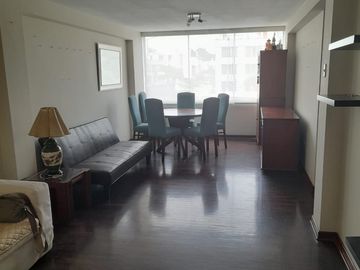 ALQUILO DPTO AMOBLADO CON COCHERA EN 3ER PISO SAN BORJA